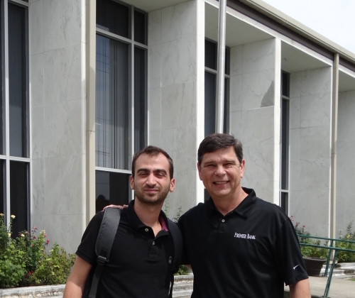Mark Petrou and Johnny Cook