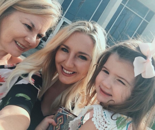 Kathy McLeroy, Brittany Howell, and "Georgiabelle"