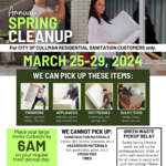 2024 Spring Cleanup Flyer