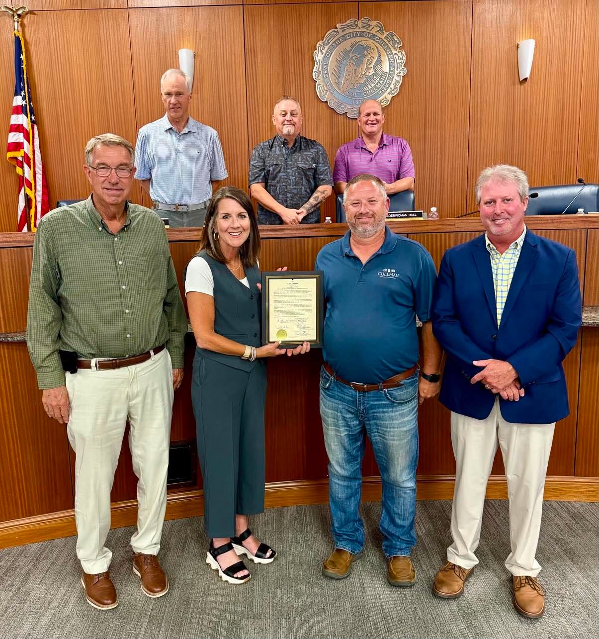 City Recognizes Right-of-Way Maintenance Department for Dedicated Service